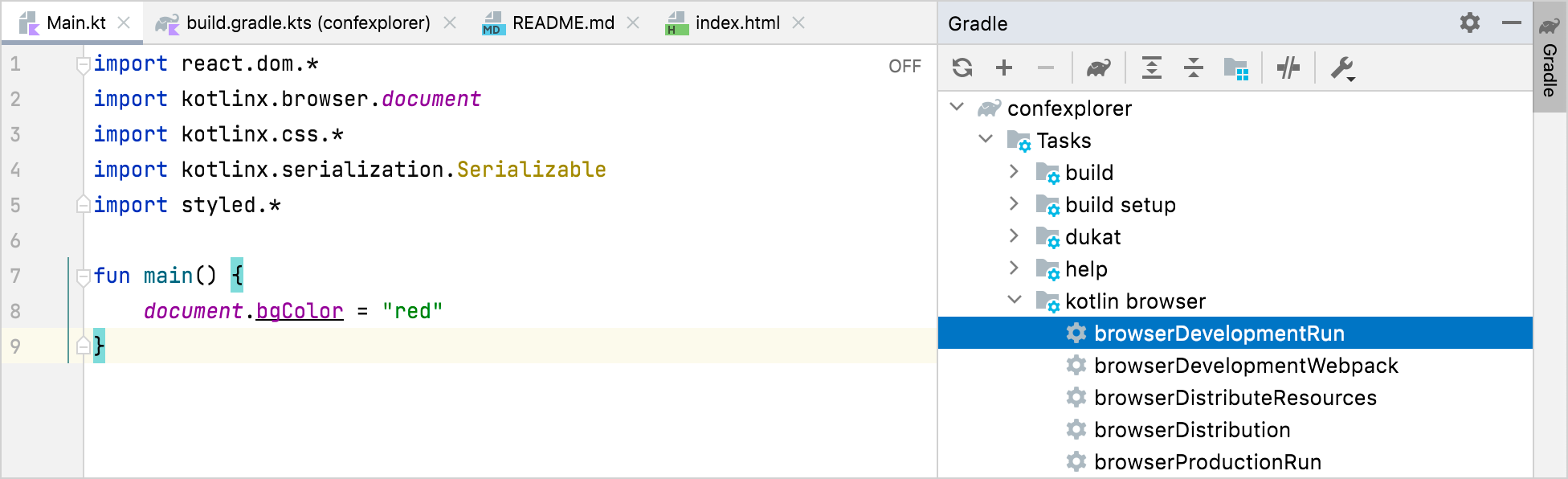 Gradle 任务列表